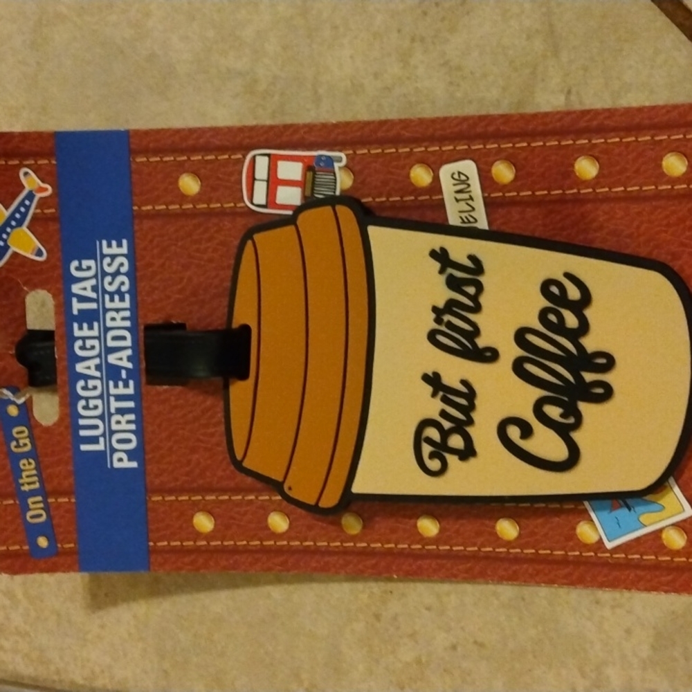 Coffee Luggage Tag